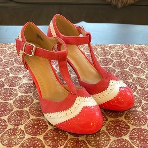 T-strap pinup 40’s shoes